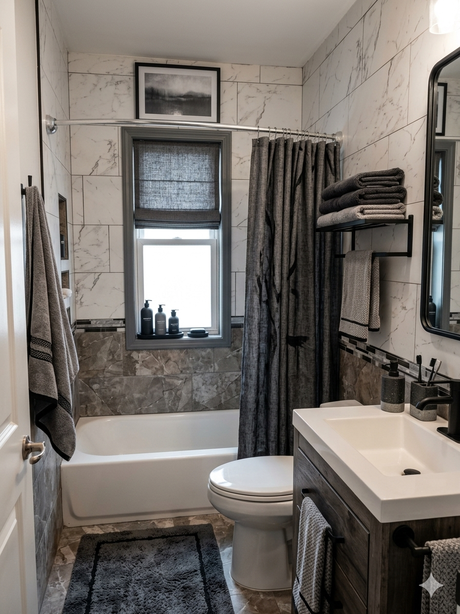 Bathroom at New Park Apartments